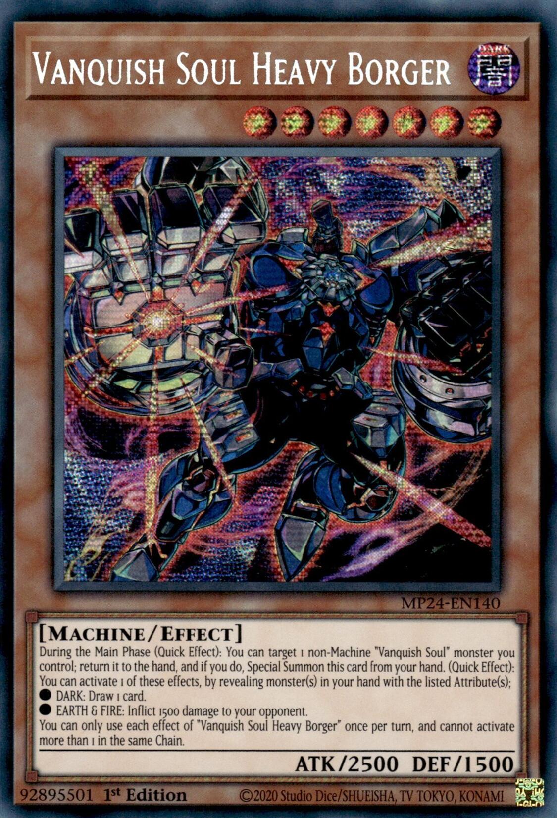 Vanquish Soul Heavy Borger [MP24-EN140] Prismatic Secret Rare | Black Swamp Games