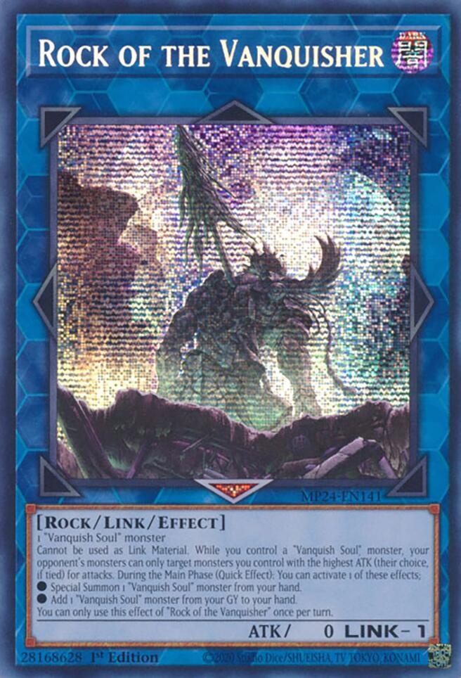 Rock of the Vanquisher [MP24-EN141] Prismatic Secret Rare | Black Swamp Games