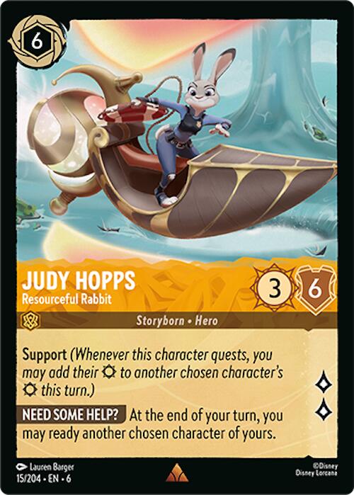 Judy Hopps - Resourceful Rabbit (15/204) [Azurite Sea] | Black Swamp Games