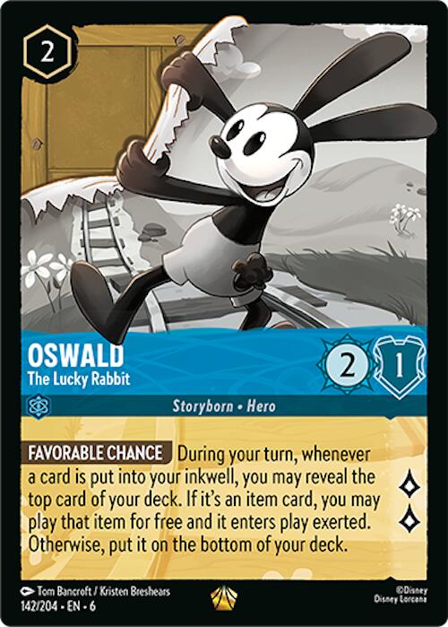 Oswald - The Lucky Rabbit (142/204) [Azurite Sea] | Black Swamp Games
