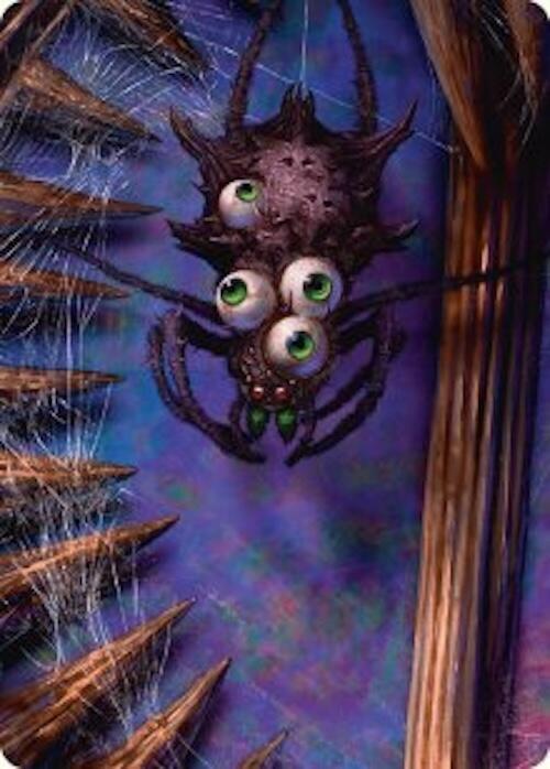 Spider Art Card [Duskmourn: House of Horror Art Series] | Black Swamp Games