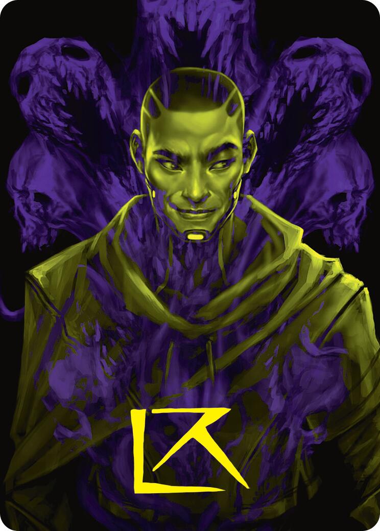 Kaito, Bane of Nightmares Art Card (Gold-Stamped Signature) [Duskmourn: House of Horror Art Series] | Black Swamp Games