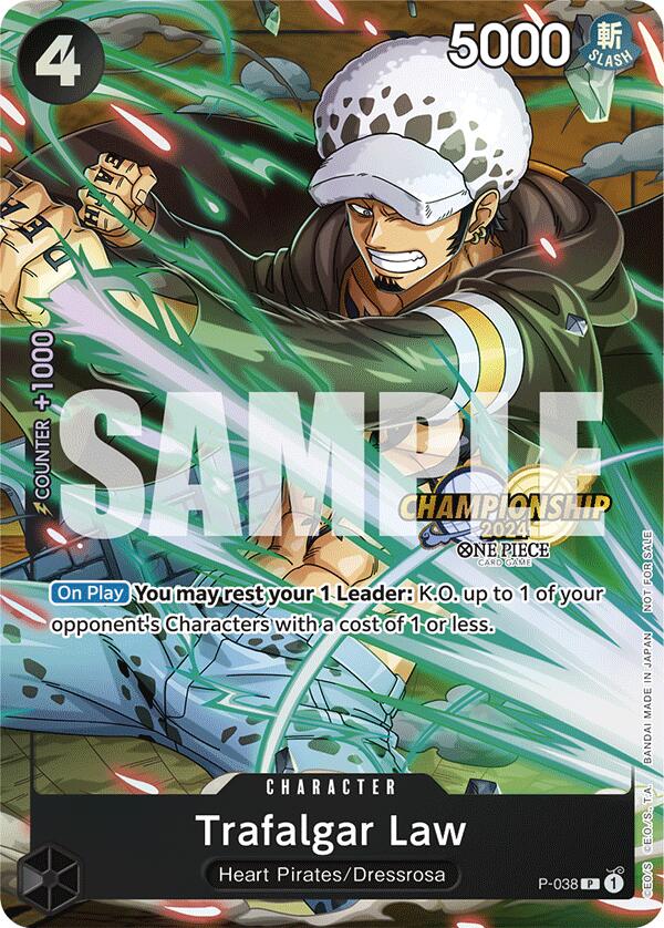 Trafalgar Law (P-038) (CS 2024 Event Pack) [One Piece Promotion Cards] | Black Swamp Games