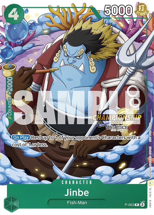 Jinbe (CS 2024 Event Pack) [One Piece Promotion Cards] | Black Swamp Games