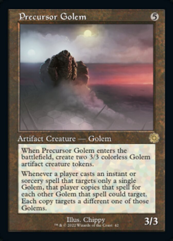 Precursor Golem (Retro) [The Brothers' War Retro Artifacts] | Black Swamp Games