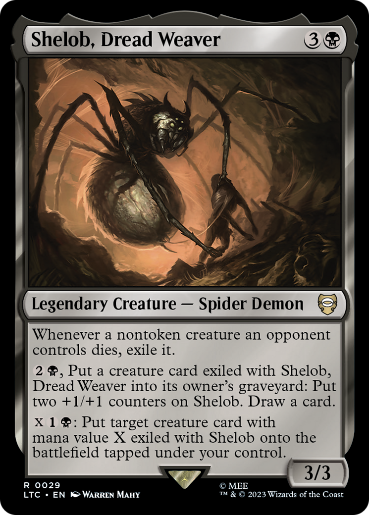 Shelob, Dread Weaver [The Lord of the Rings: Tales of Middle-Earth Commander] | Black Swamp Games