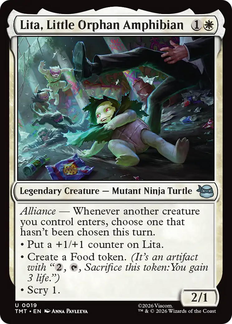 Lita, Little Orphan Amphibian [Teenage Mutant Ninja Turtles] | Black Swamp Games