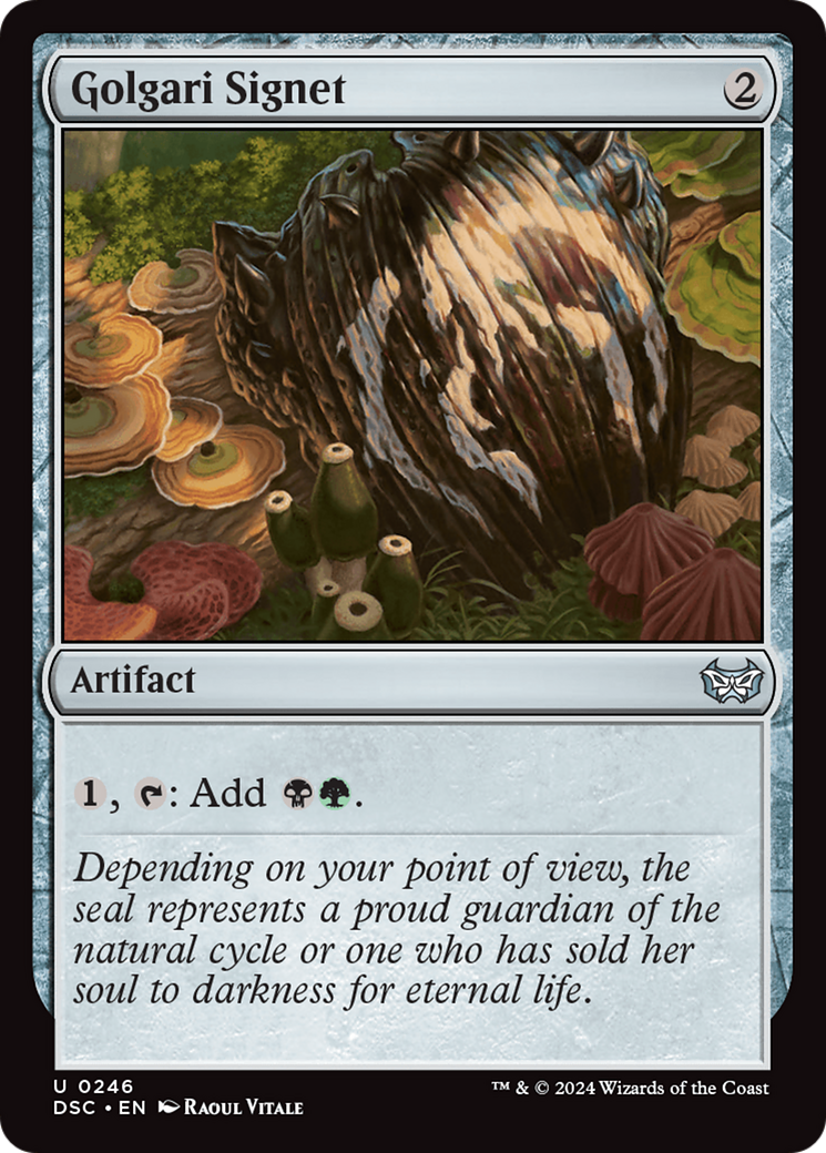 Golgari Signet [Duskmourn: House of Horror Commander] | Black Swamp Games