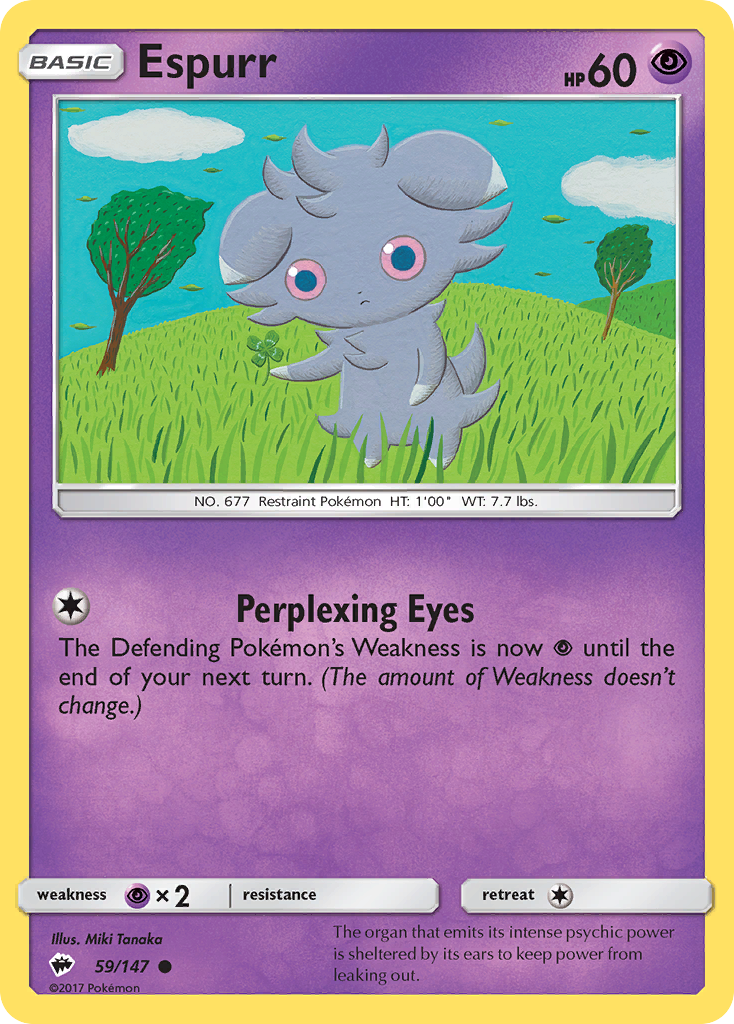 Espurr (59/147) [Sun & Moon: Burning Shadows] | Black Swamp Games