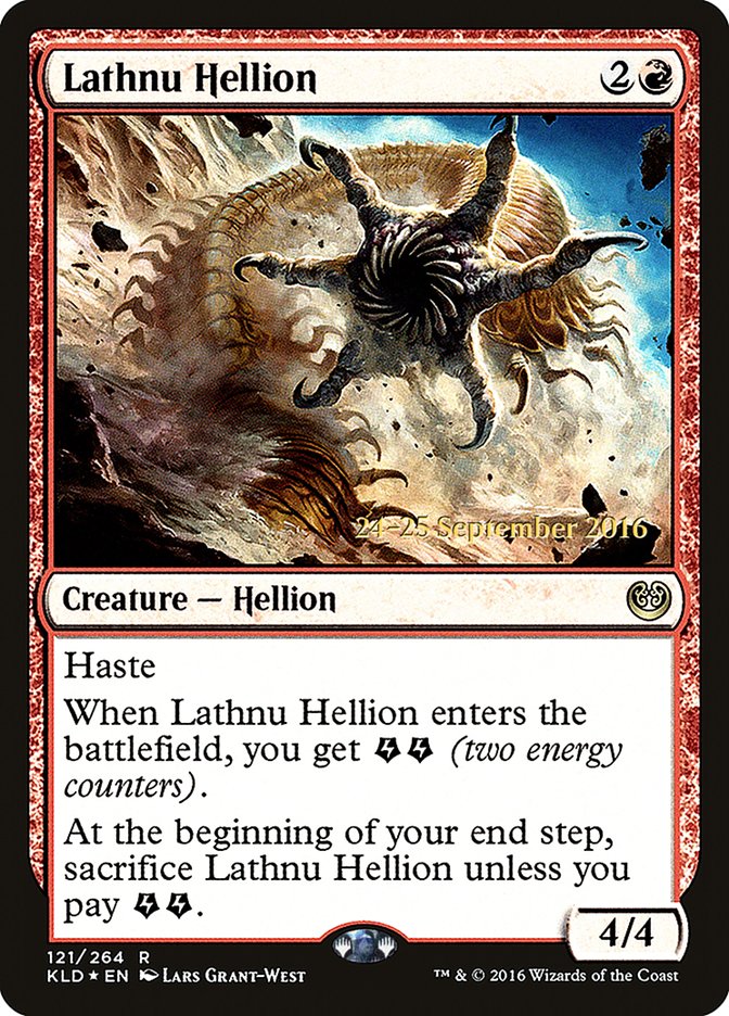 Lathnu Hellion [Kaladesh Prerelease Promos] | Black Swamp Games