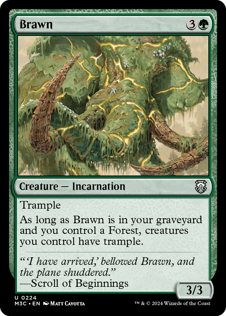 Brawn (Ripple Foil) [Modern Horizons 3 Commander] | Black Swamp Games