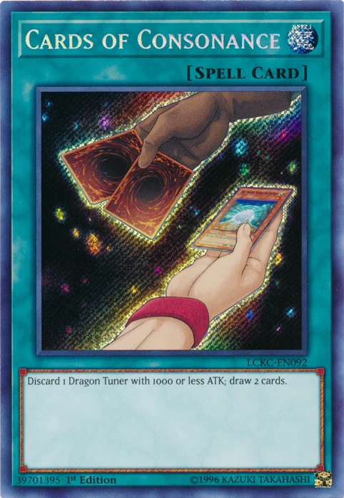 Cards of Consonance [LCKC-EN092] Secret Rare | Black Swamp Games