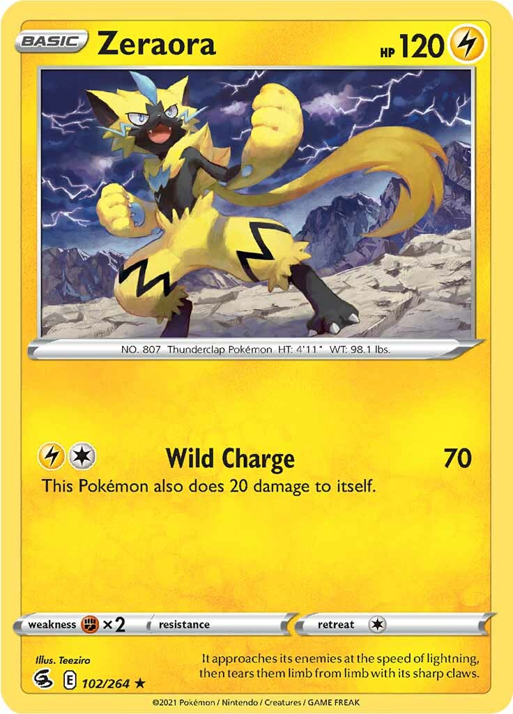 Zeraora (102/264) [Sword & Shield: Fusion Strike] | Black Swamp Games