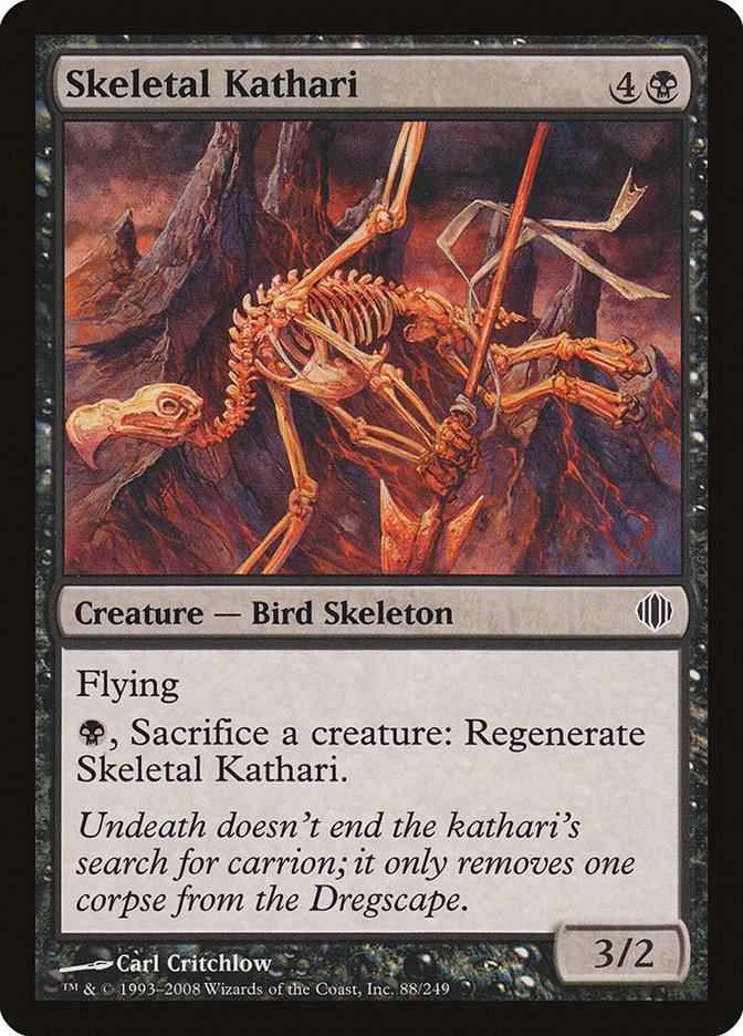 Skeletal Kathari [Shards of Alara] | Black Swamp Games