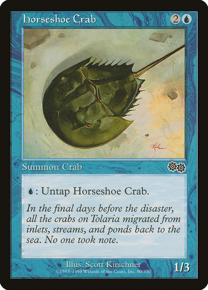 Horseshoe Crab [Urza's Saga] | Black Swamp Games