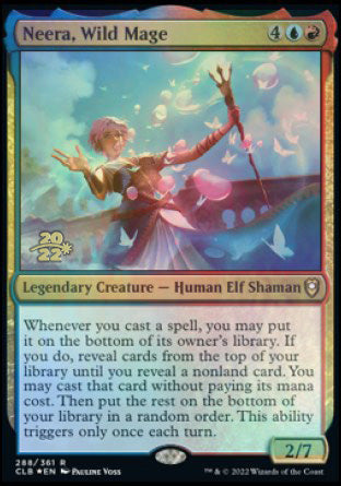 Neera, Wild Mage [Commander Legends: Battle for Baldur's Gate Prerelease Promos] | Black Swamp Games