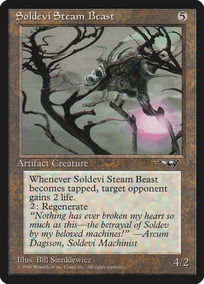 Soldevi Steam Beast (Purple Light Background) [Alliances] | Black Swamp Games