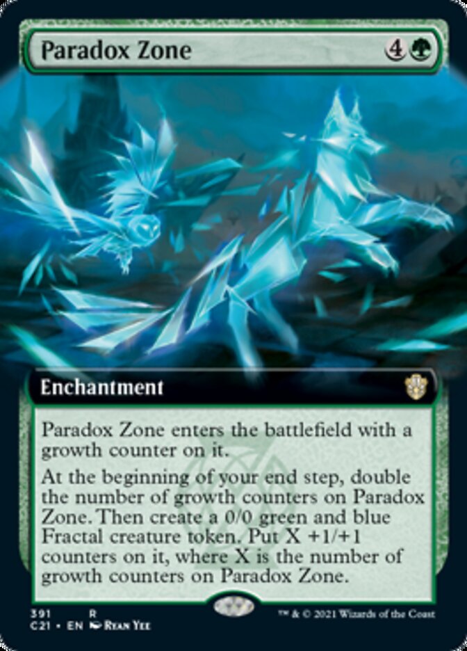 Paradox Zone (Extended Art) [Commander 2021] | Black Swamp Games