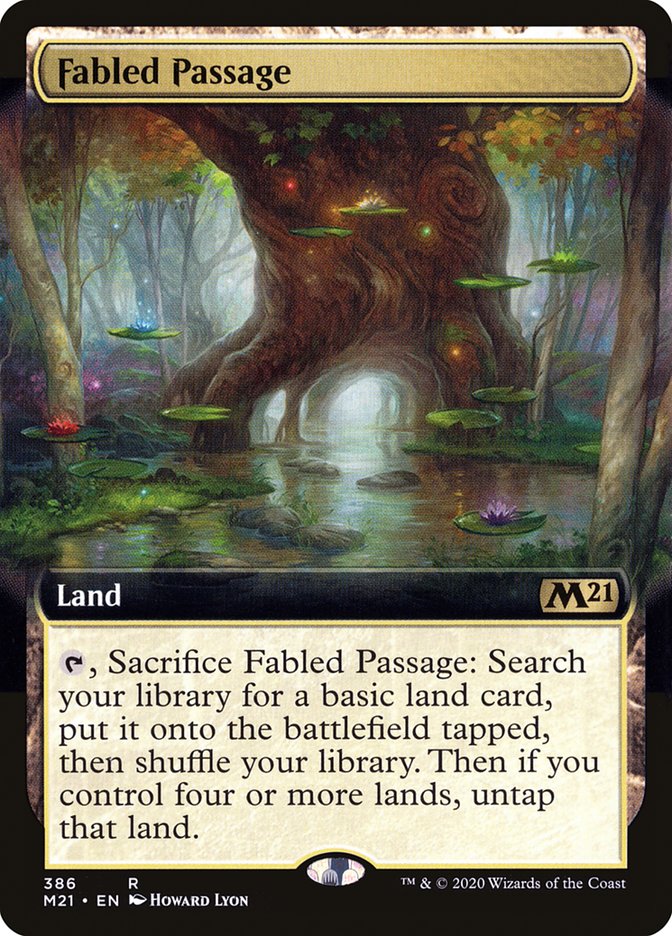 Fabled Passage (Extended Art) [Core Set 2021] | Black Swamp Games