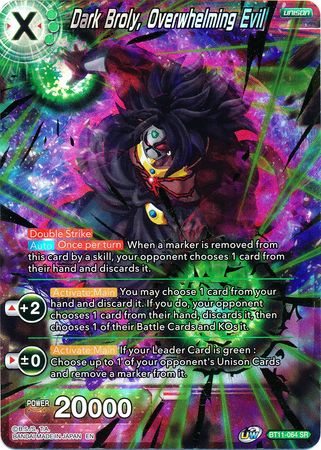Dark Broly, Overwhelming Evil (BT11-064) [Vermilion Bloodline] | Black Swamp Games
