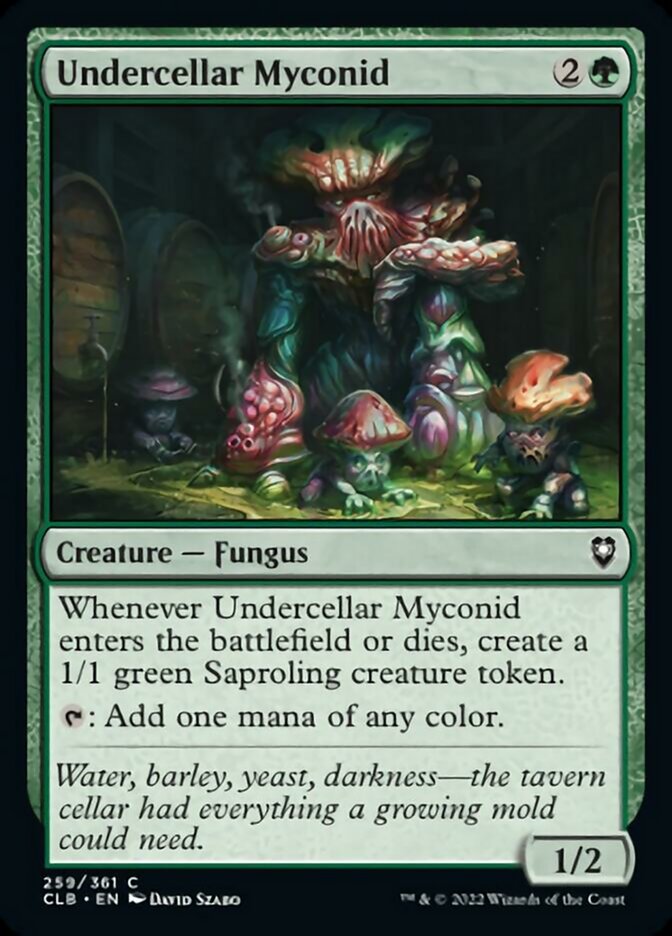 Undercellar Myconid [Commander Legends: Battle for Baldur's Gate] | Black Swamp Games