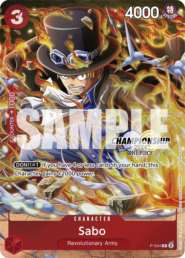 Sabo (CS 2024 Event Pack Finalist) [One Piece Promotion Cards] | Black Swamp Games