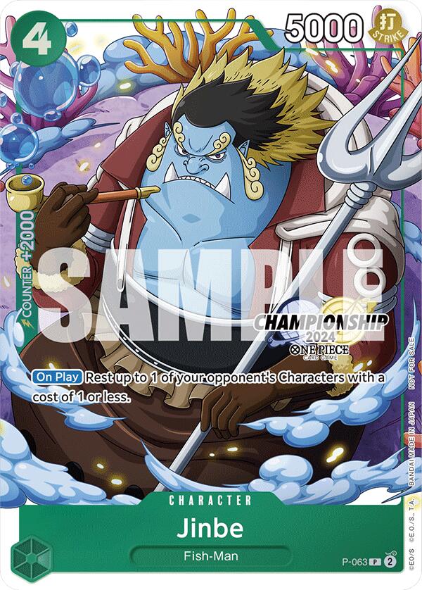 Jinbe (CS 2024 Event Pack Finalist) [One Piece Promotion Cards] | Black Swamp Games