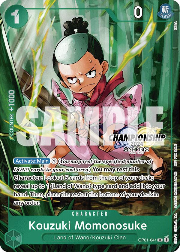 Kouzuki Momonosuke (CS 2024 Celebration Pack) [One Piece Promotion Cards] | Black Swamp Games