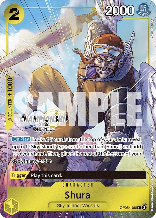 Shura (CS 2024 Celebration Pack) [One Piece Promotion Cards] | Black Swamp Games