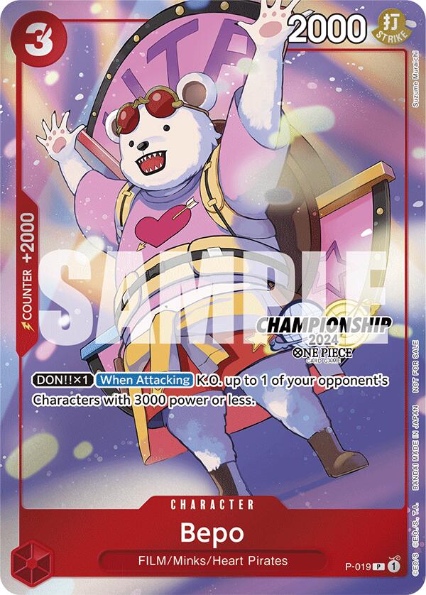 Bepo (CS 2024 Celebration Pack) [One Piece Promotion Cards] | Black Swamp Games