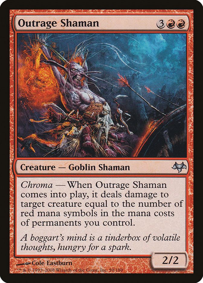 Outrage Shaman [Eventide] | Black Swamp Games