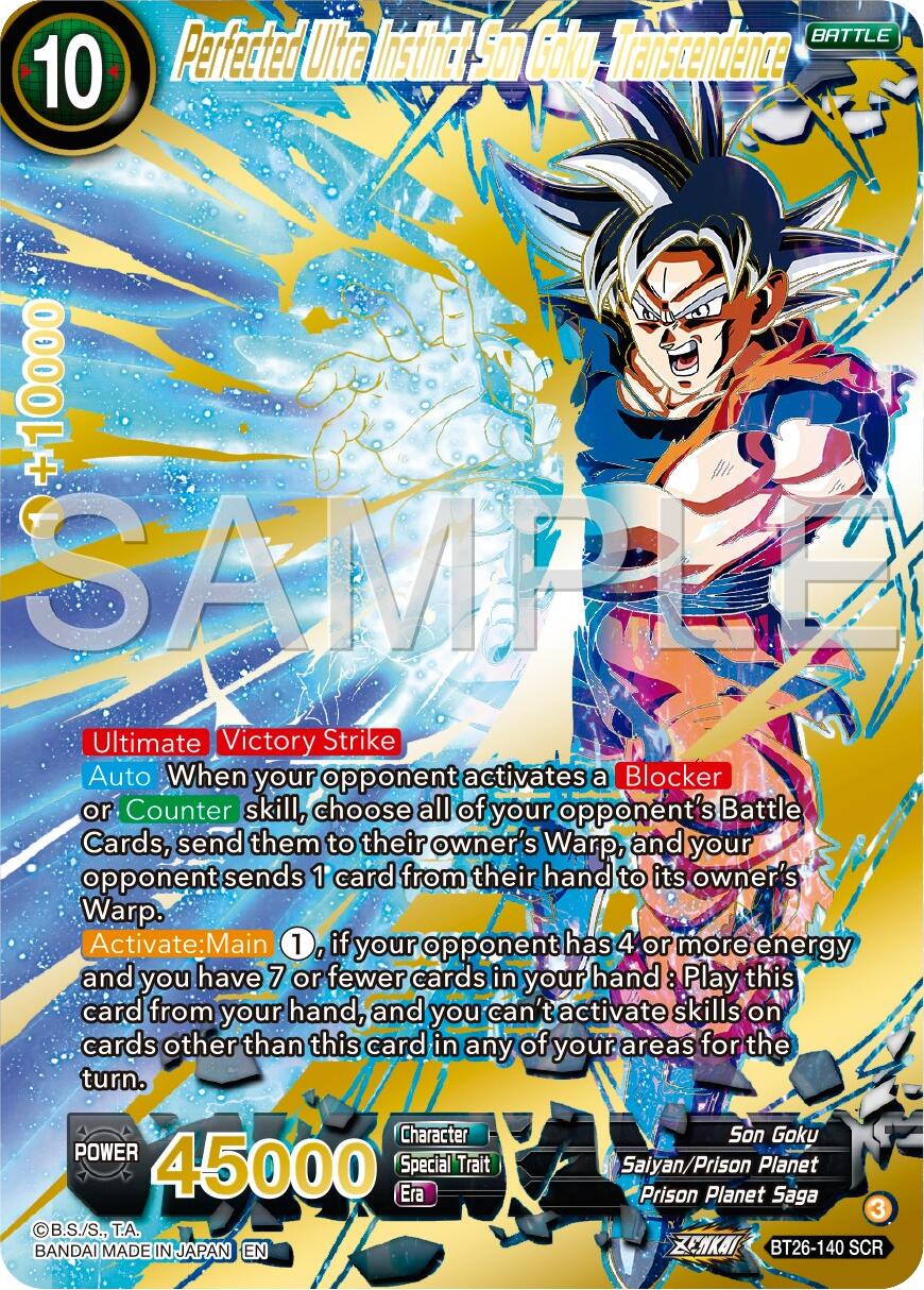 Perfected Ultra Instinct Son Goku, Transcendence (BT26-140) [Ultimate Advent] | Black Swamp Games