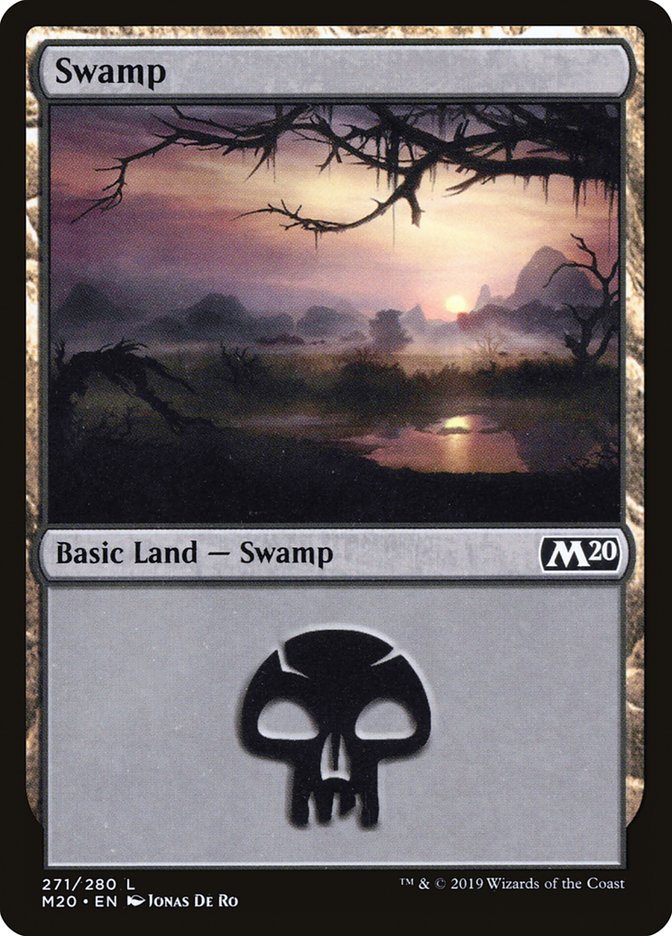 Swamp (271) [Core Set 2020] | Black Swamp Games
