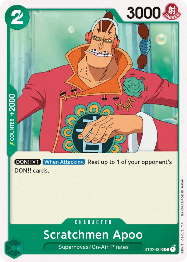 Scratchmen Apoo [Starter Deck: Worst Generation] | Black Swamp Games
