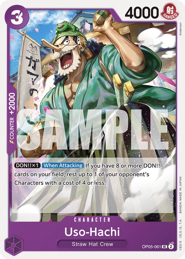 Uso-Hachi [Starter Deck: PURPLE Monkey.D.Luffy] | Black Swamp Games