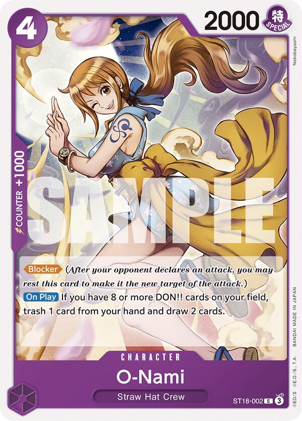 O-Nami [Starter Deck: PURPLE Monkey.D.Luffy] | Black Swamp Games