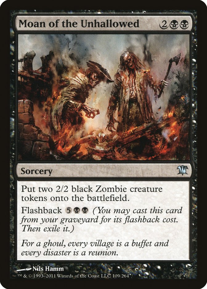 Moan of the Unhallowed [Innistrad] | Black Swamp Games