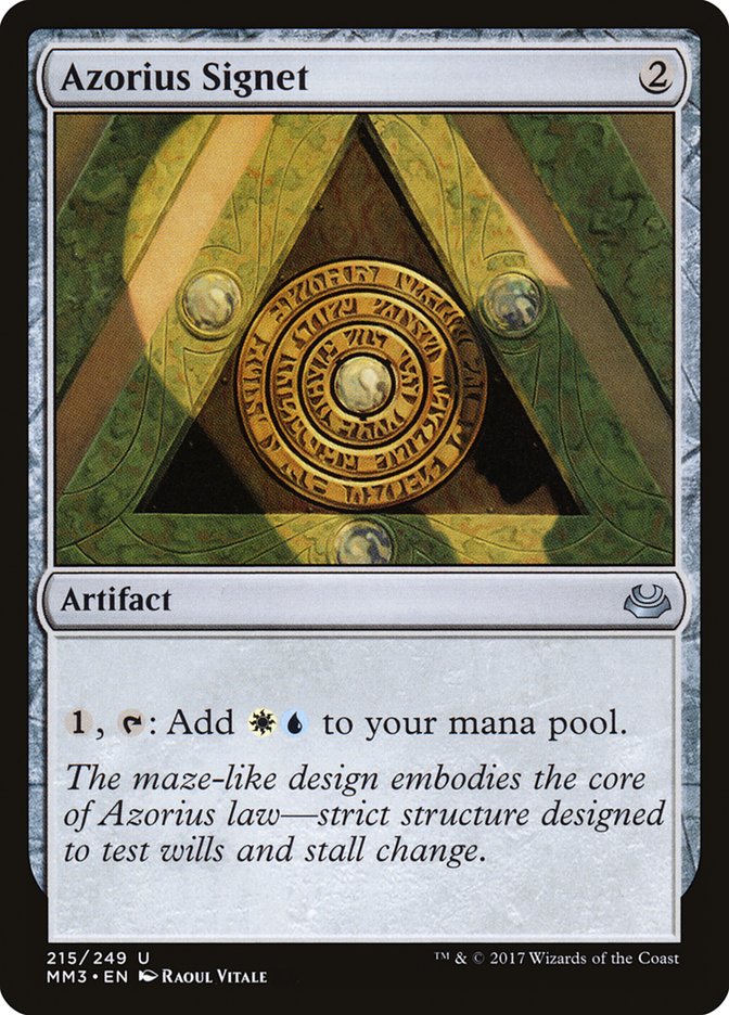 Azorius Signet [Modern Masters 2017] | Black Swamp Games