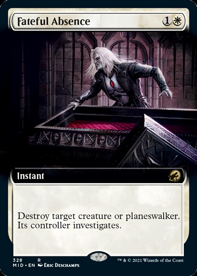 Fateful Absence (Extended Art) [Innistrad: Midnight Hunt] | Black Swamp Games