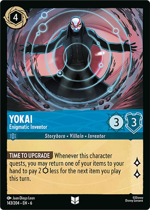 Yokai - Enigmatic Inventor (143/204) [Azurite Sea] | Black Swamp Games