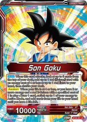 Son Goku // Son Goku & Android 18, Unexpected Tag Team (Alternate Art) (BT26-001) [Ultimate Advent] | Black Swamp Games