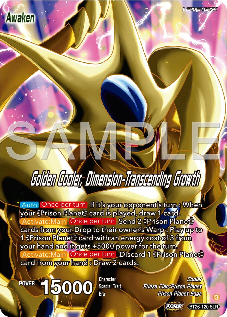 Cool // Golden Cooler, Dimension-Transcending Growth (Alternate Art) (BT26-120) [Ultimate Advent] | Black Swamp Games