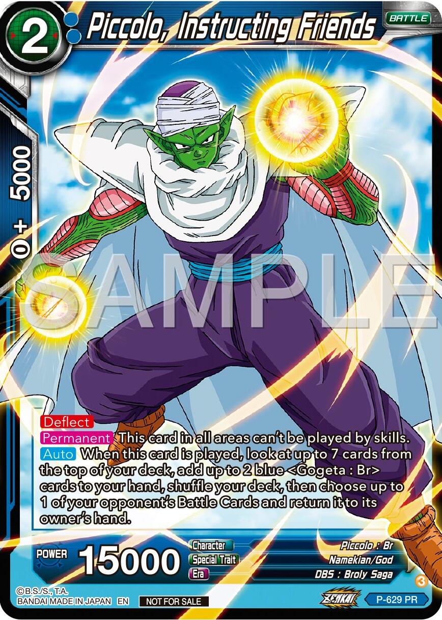 Piccolo, Instructing Friends (Zenkai Series Tournament Pack Vol.9) (P-629) [Promotion Cards] | Black Swamp Games