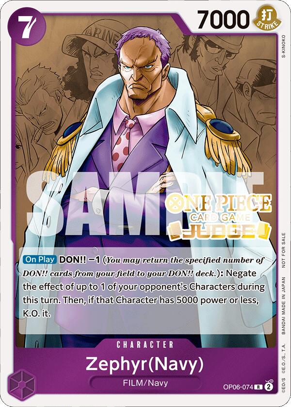 Zephyr (Navy) (Judge Pack Vol. 4) [One Piece Promotion Cards] | Black Swamp Games