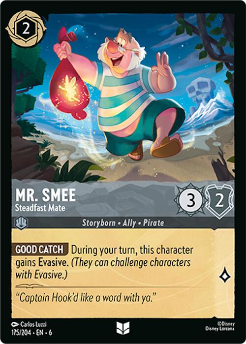 Mr. Smee - Steadfast Mate (175/204) [Azurite Sea] | Black Swamp Games