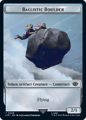 Ballistic Boulder // Food Token (09) Double-Sided Token [The Lord of the Rings: Tales of Middle-Earth Tokens] | Black Swamp Games