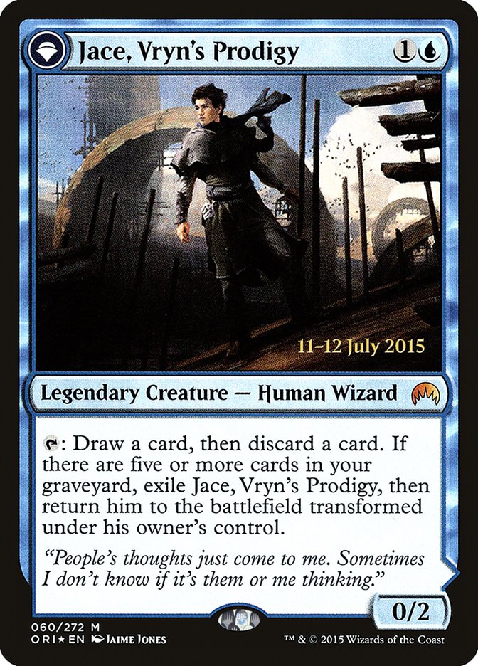 Jace, Vryn's Prodigy // Jace, Telepath Unbound [Magic Origins Prerelease Promos] | Black Swamp Games