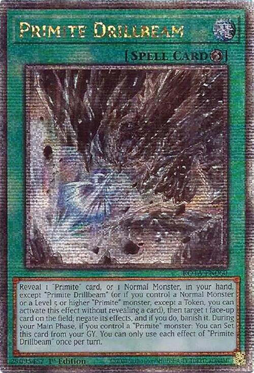 Primite Drillbeam (Quarter Century Secret Rare) [ROTA-EN060] Quarter Century Secret Rare | Black Swamp Games