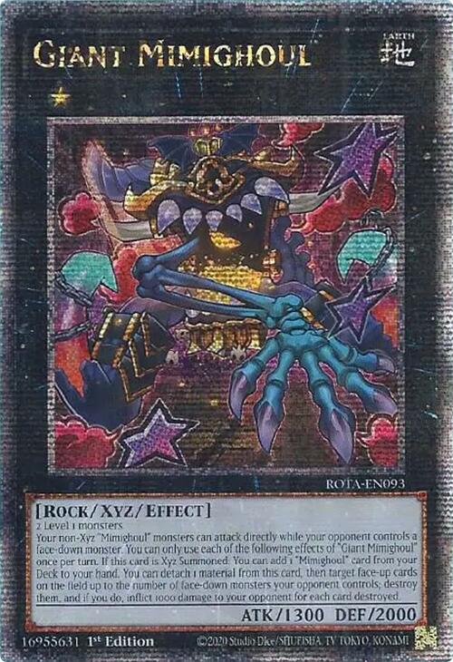 Giant Mimighoul (Quarter Century Secret Rare) [ROTA-EN093] Quarter Century Secret Rare | Black Swamp Games