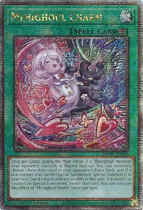 Mimighoul Charm (Quarter Century Secret Rare) [ROTA-EN096] Quarter Century Secret Rare | Black Swamp Games
